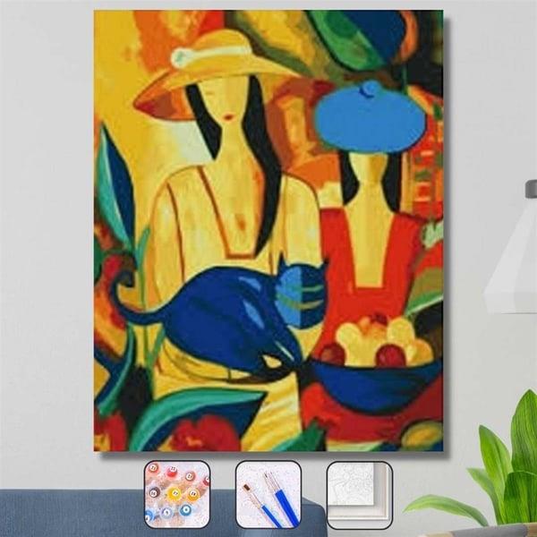 Sayılarla Boyama Seti Picasso Kadınlar 50x65cm