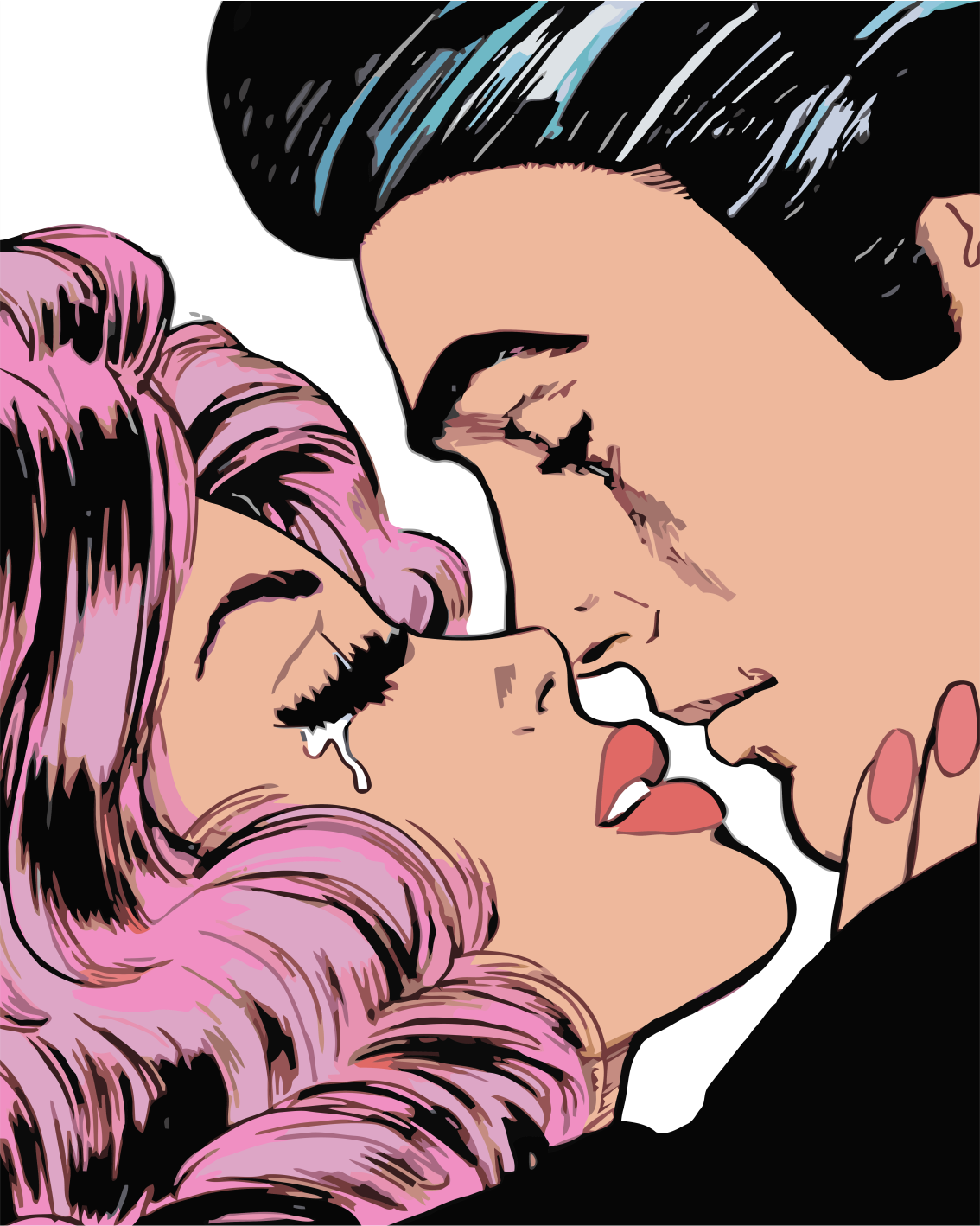Sayılarla Boyama Seti Pop Art Acı Aşk