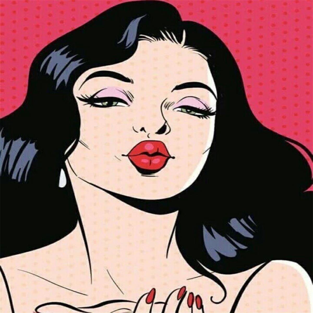 Sayılarla Boyama Seti Pop Art Kiss