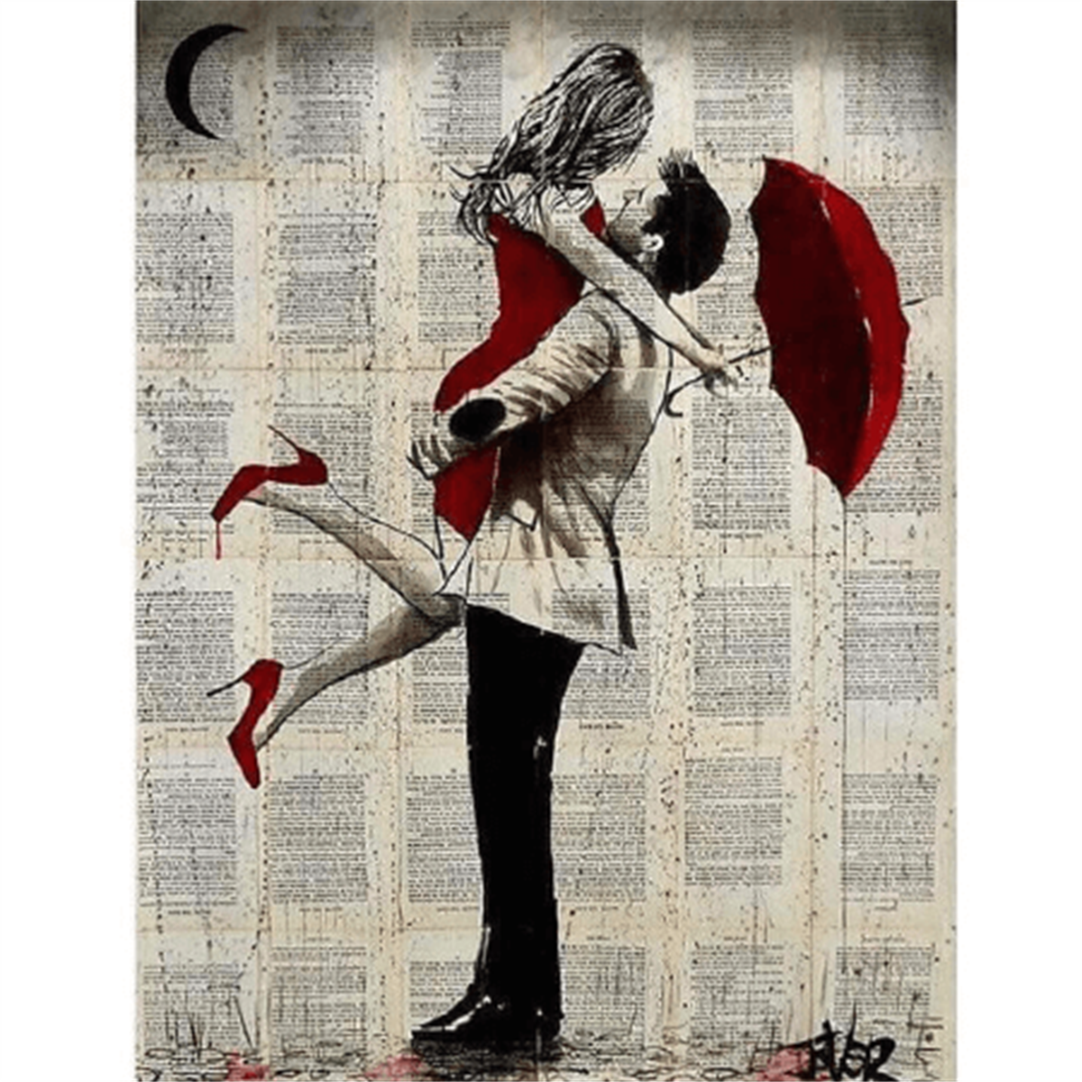 Sayılarla Boyama Seti Romantik Şemsiye Anısı 1