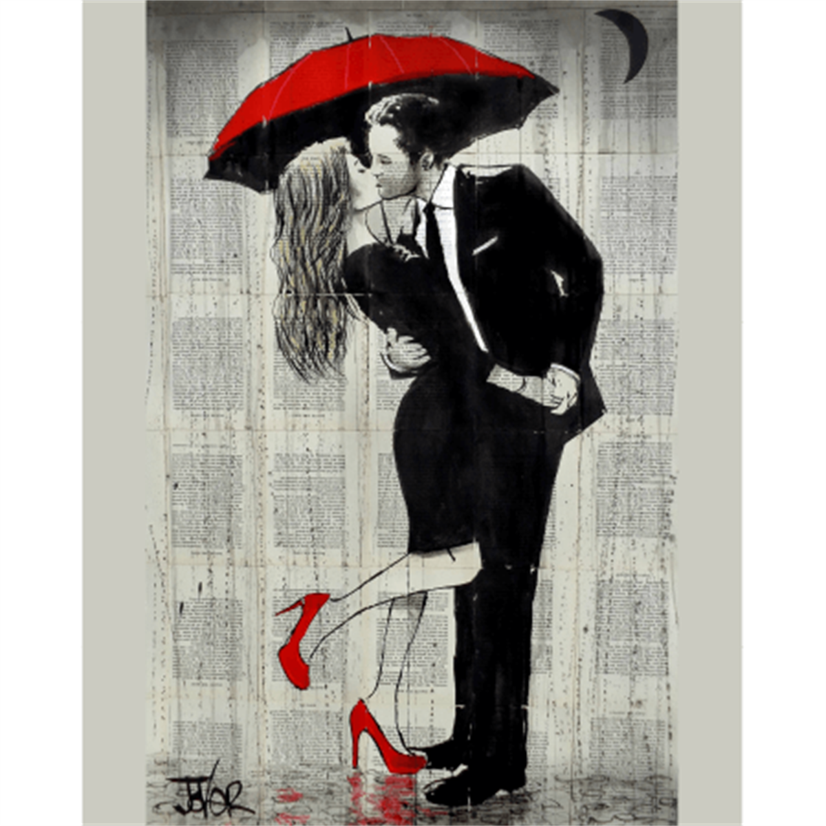 Sayılarla Boyama Seti Romantik Şemsiye Anısı 4