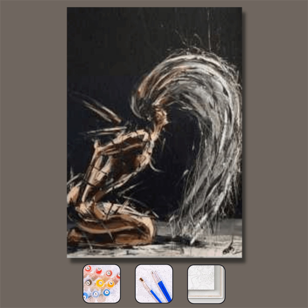Sayılarla Boyama Seti Saçların Dansı