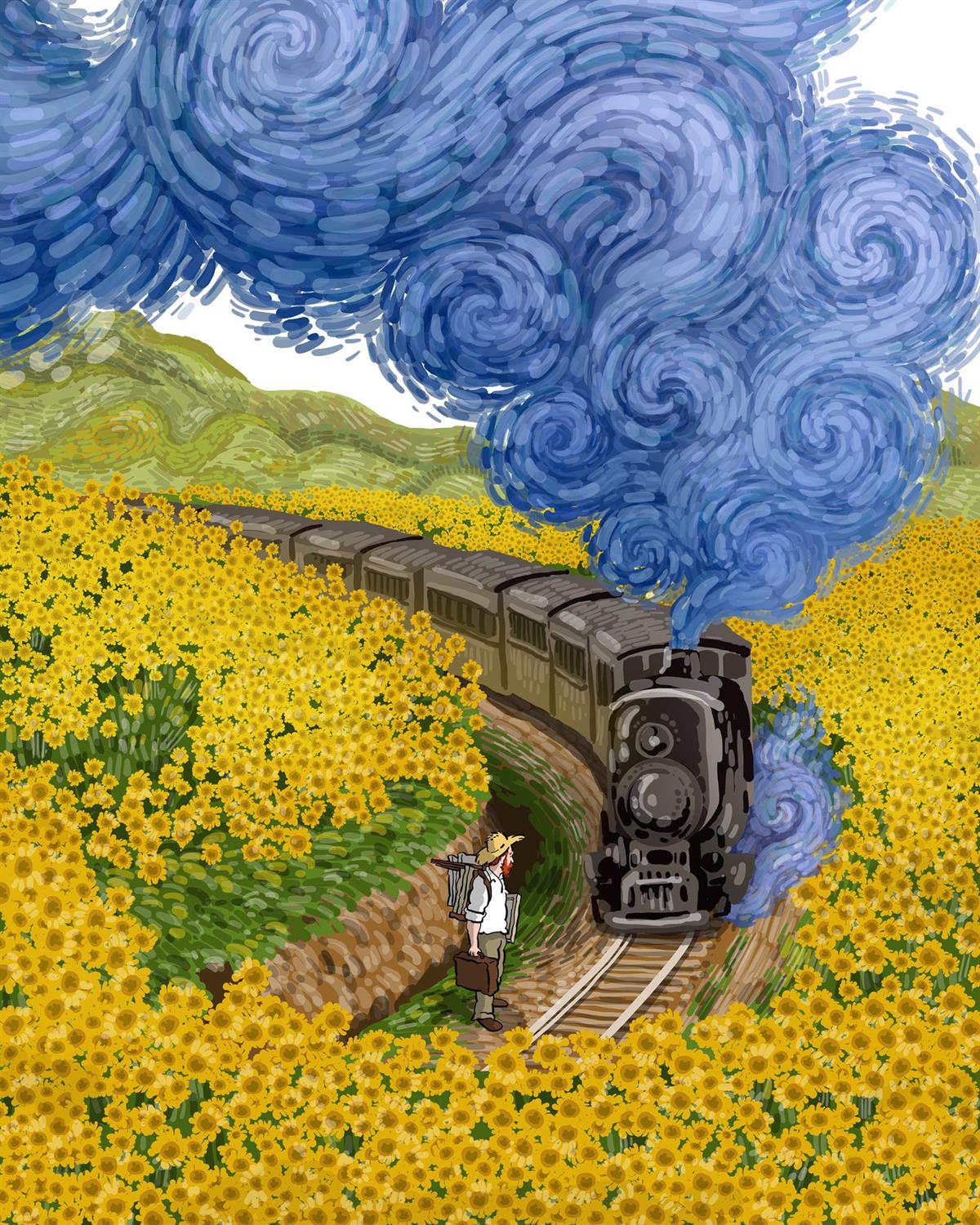 Sayılarla Boyama Seti Tren Ve Yolcu