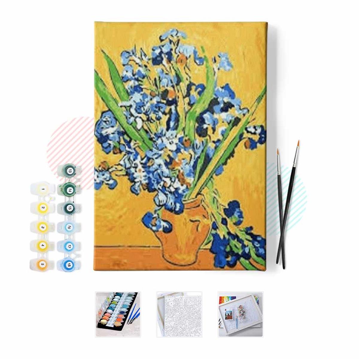 Sayılarla Boyama Seti Van Gogh Süsen
