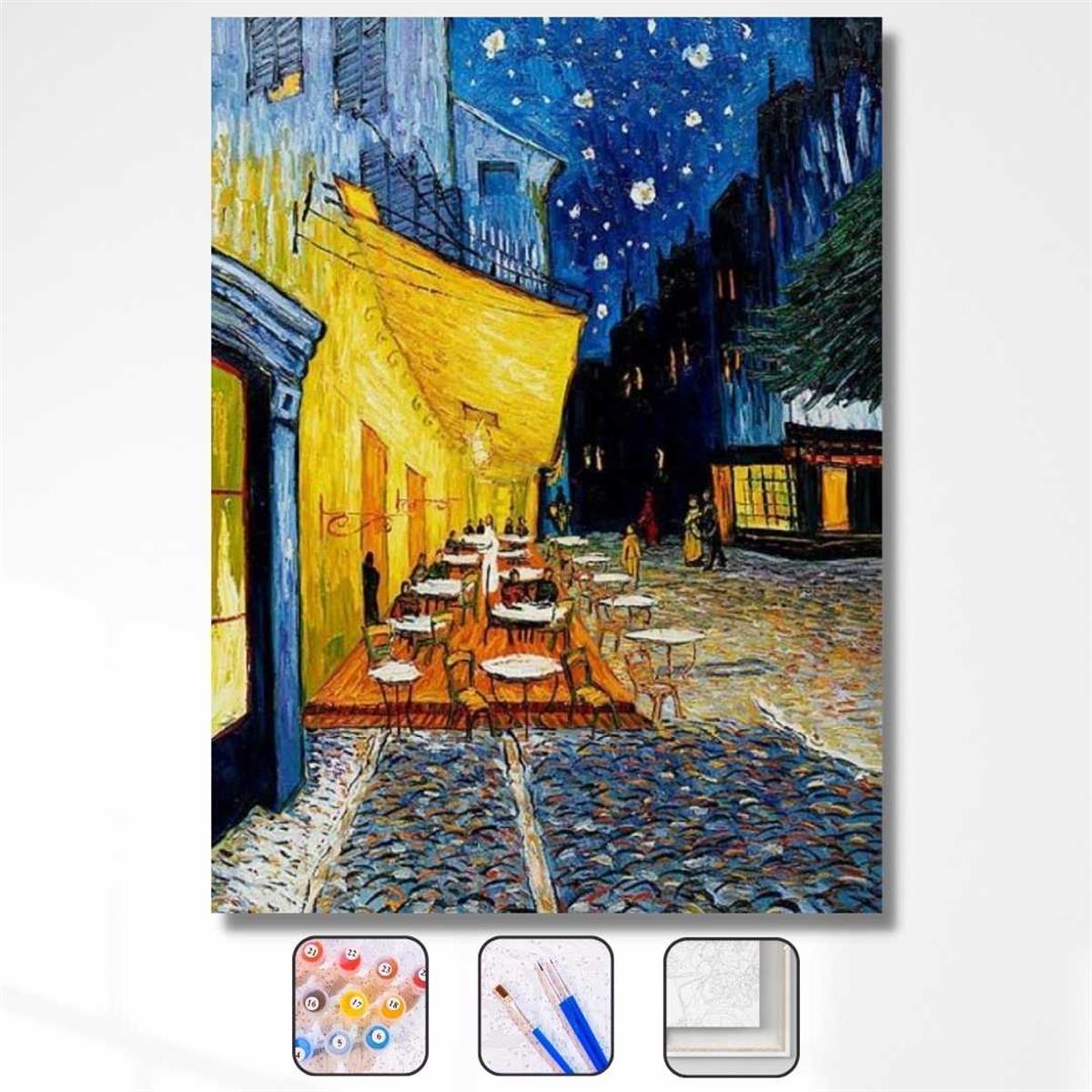 Sayılarla Boyama Seti Van Gogh Teras Kafe
