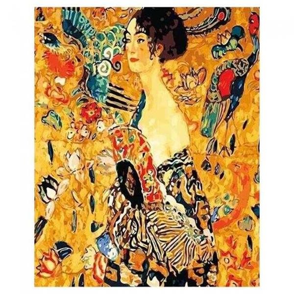 Sayılarla Boyama Seti Gustav Klimt Genç Kadın