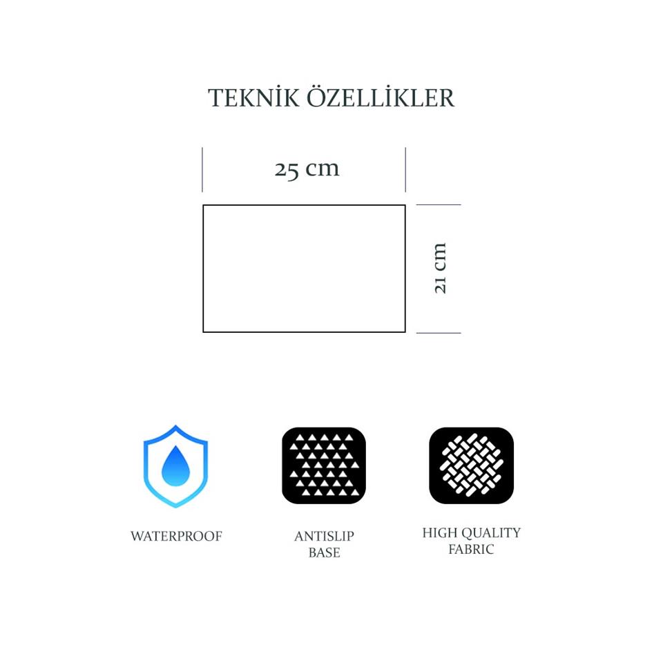 25x21 Cm Mini Ofis Mouse Pad