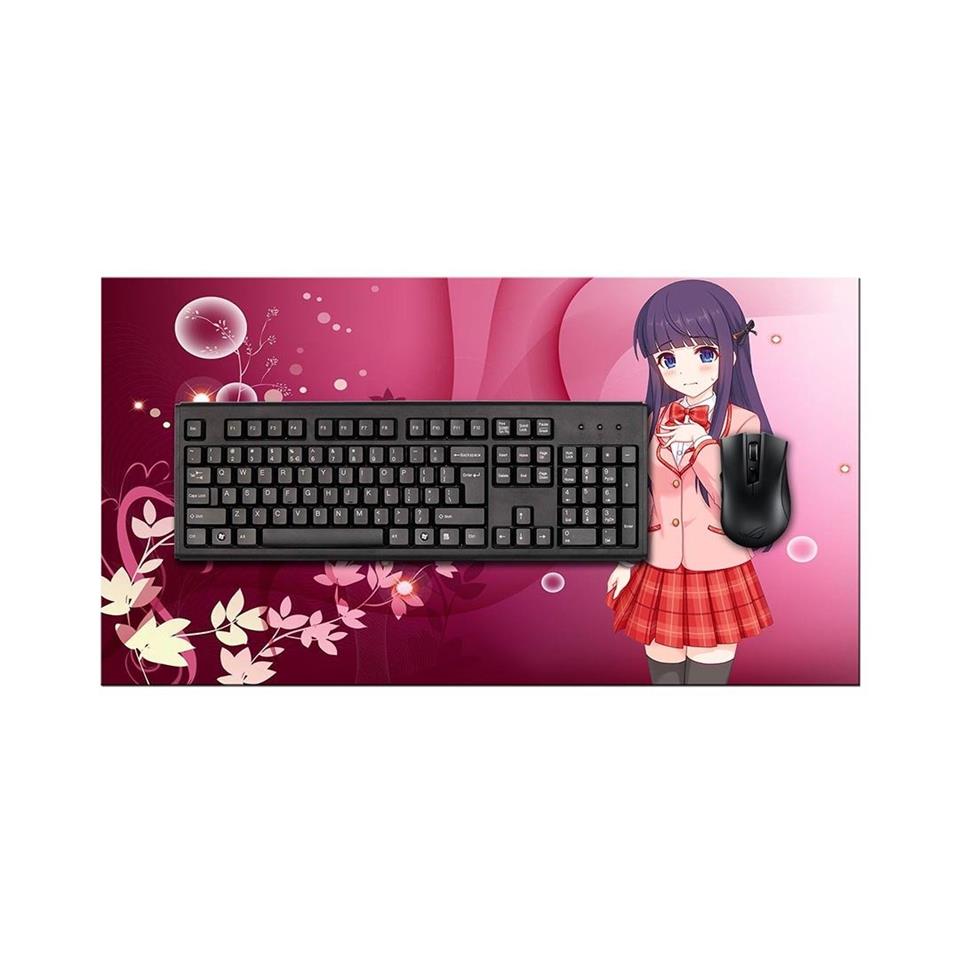 Anime Girl XL 70x40 Cm Oyuncu Gaming Mouse Pad