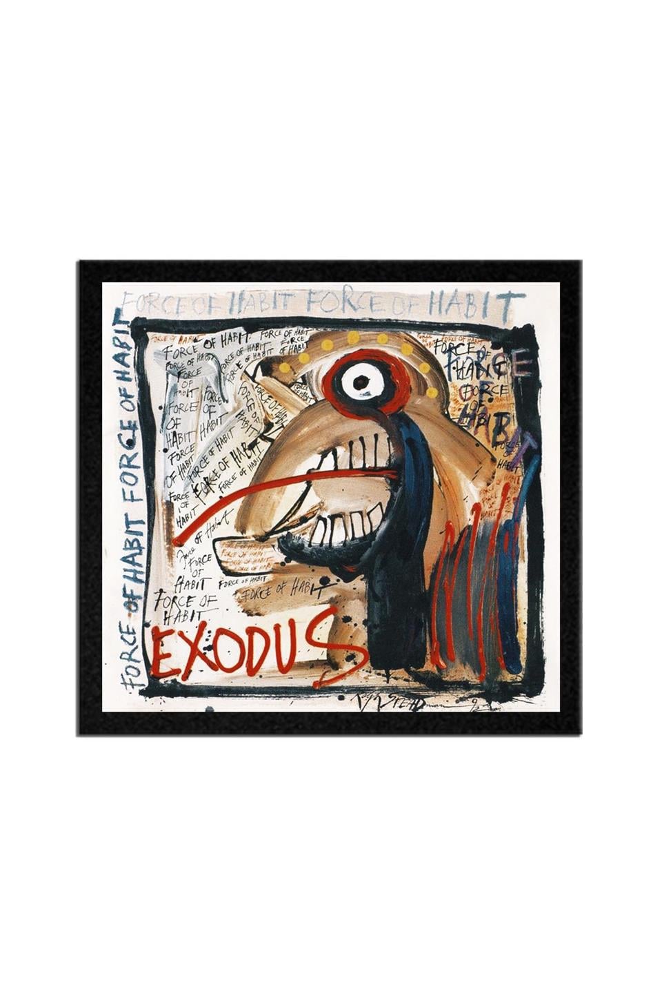 Exodus Force of Habit Albüm Arma Peç Patch Yama