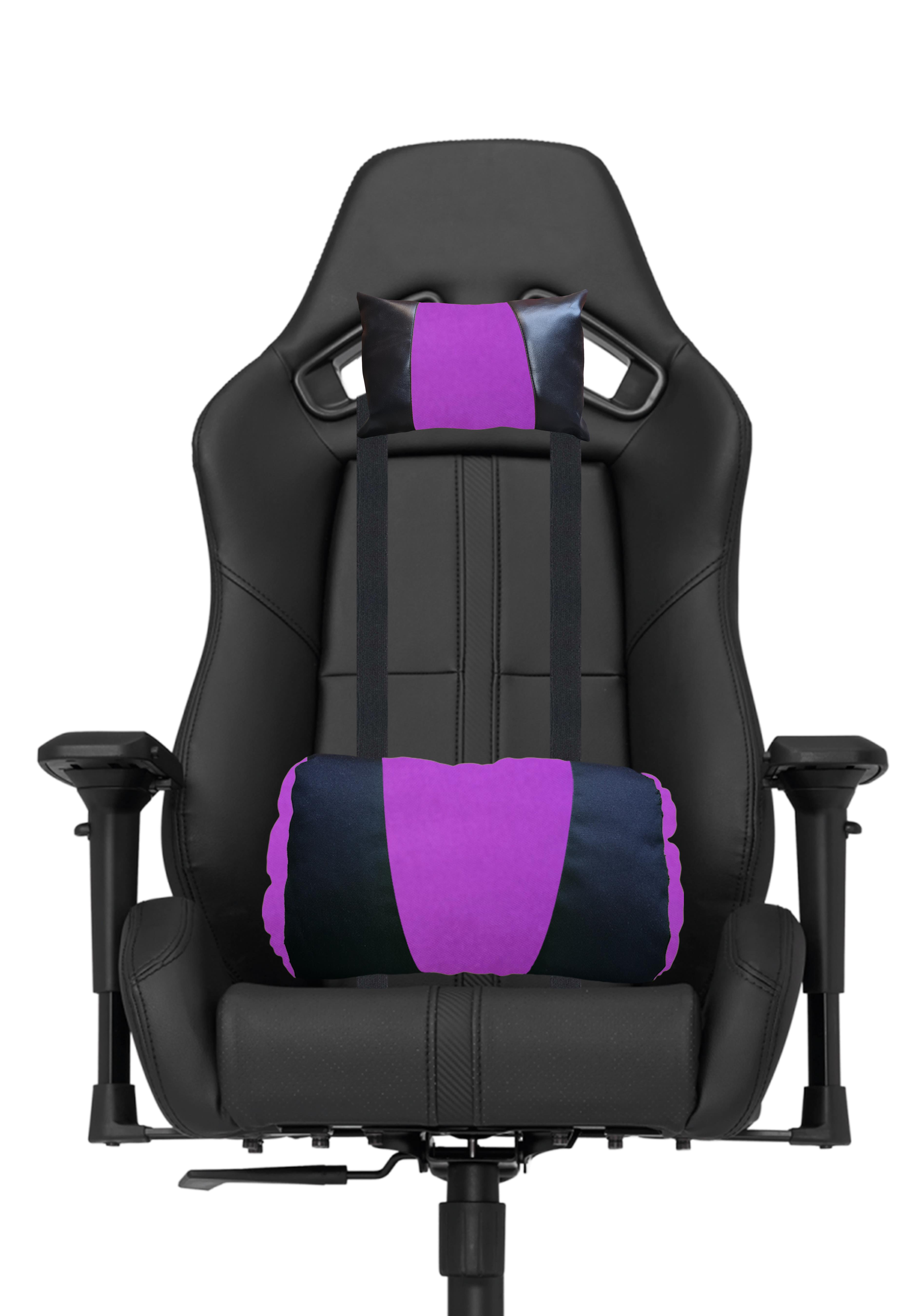 Gamer Yastık Bel Boyun Desteği Set (Violet)