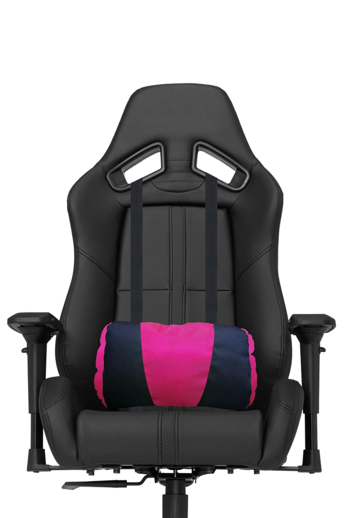 Gamer Yastık Bel Desteği (Magenta)