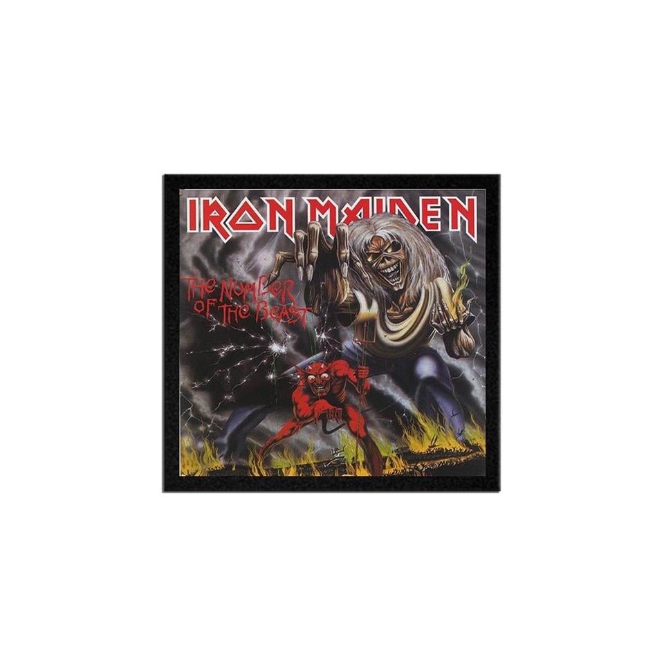Iron Maiden The Number of the Beast Albüm Arma Peç Patch Yama