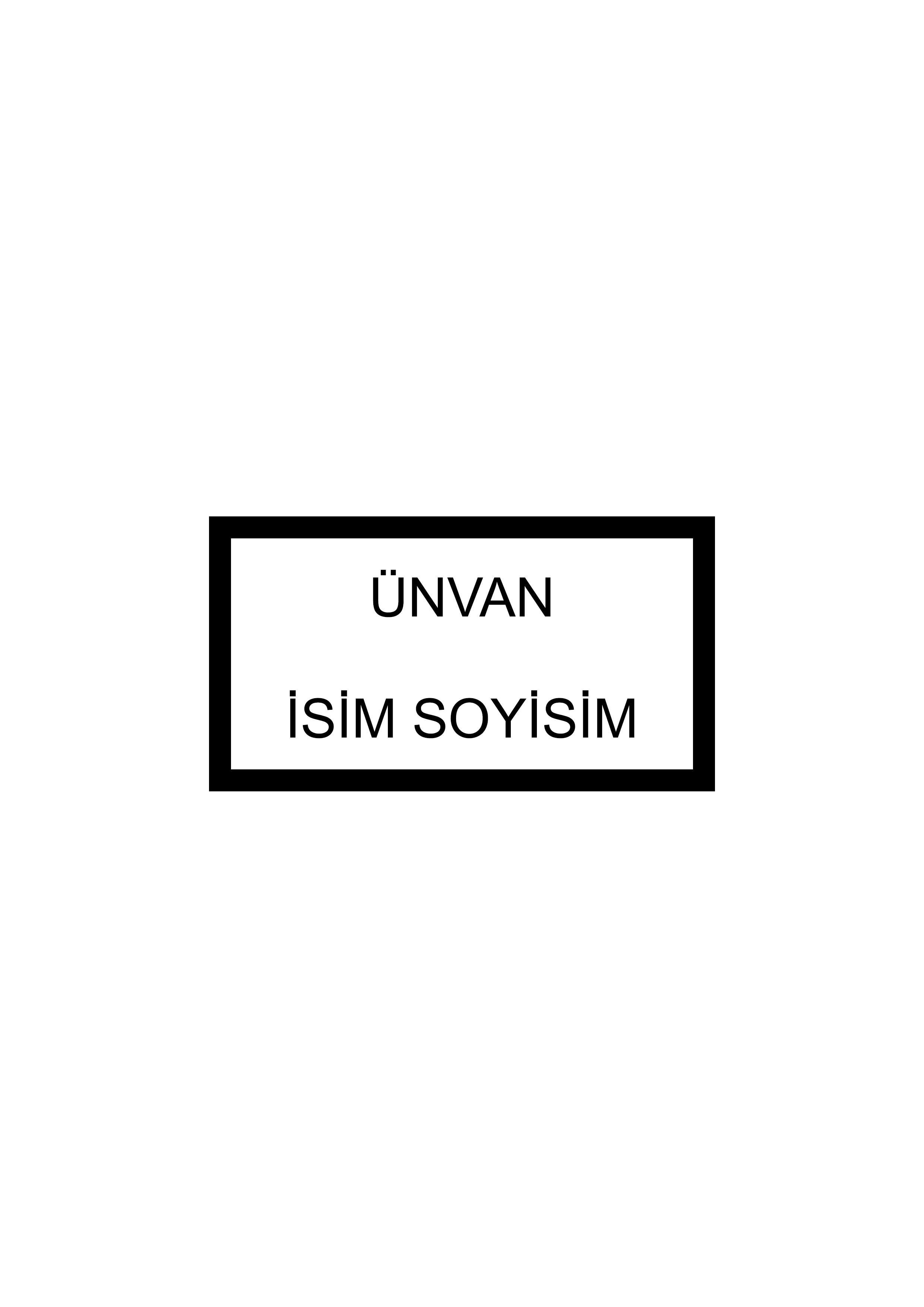 Kendin Tasarla Arma Peç Patch Yama İsimlik 15