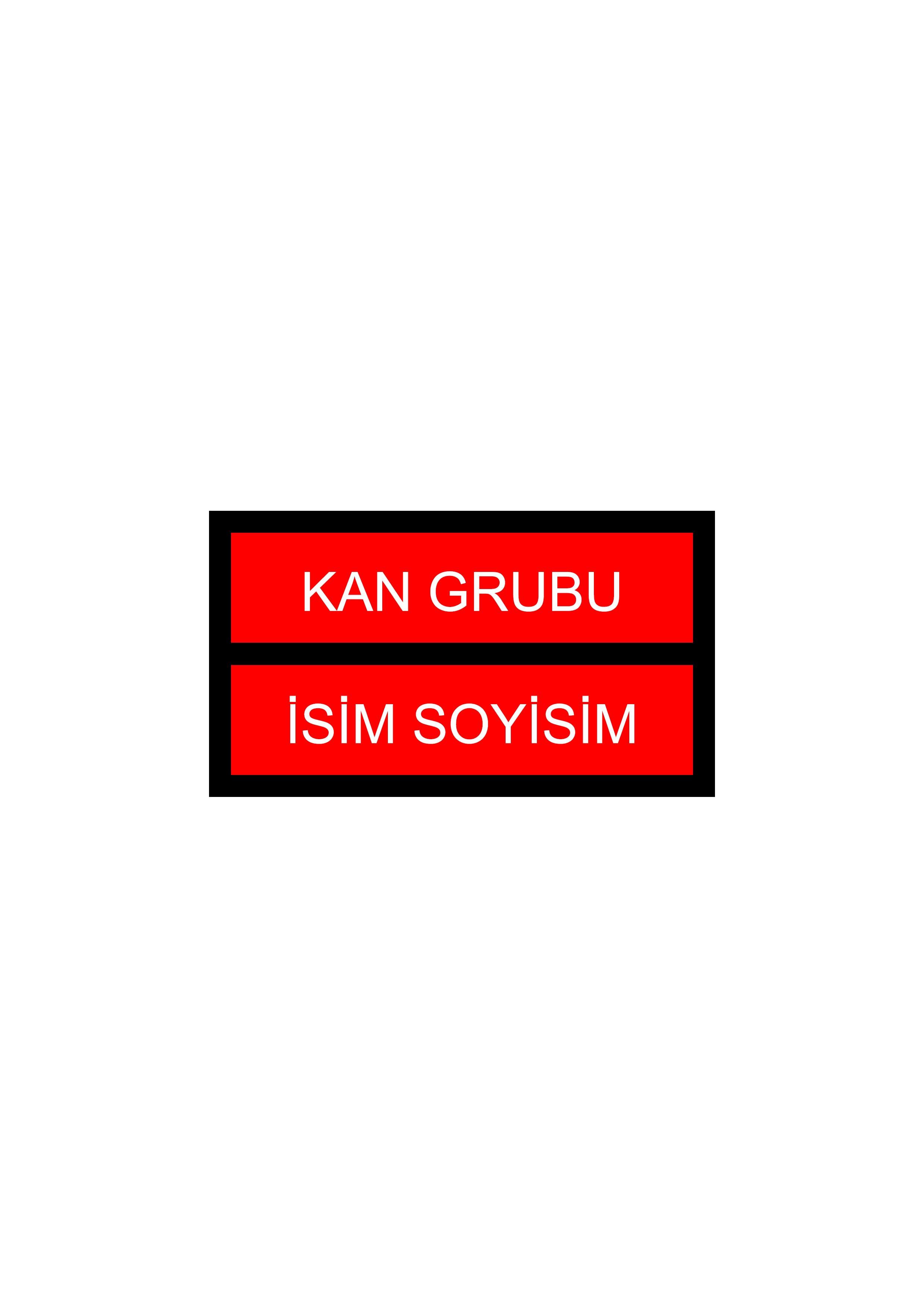 Kendin Tasarla Arma Peç Patch Yama İsimlik 39
