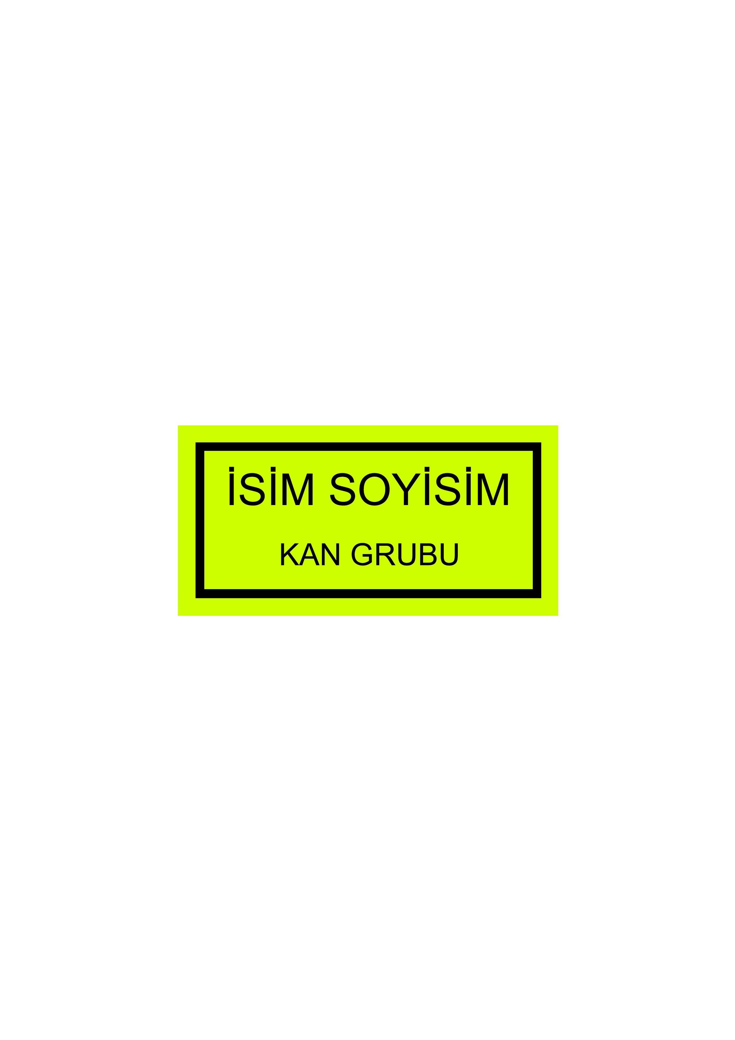 Kendin Tasarla Arma Peç Patch Yama İsimlik 38