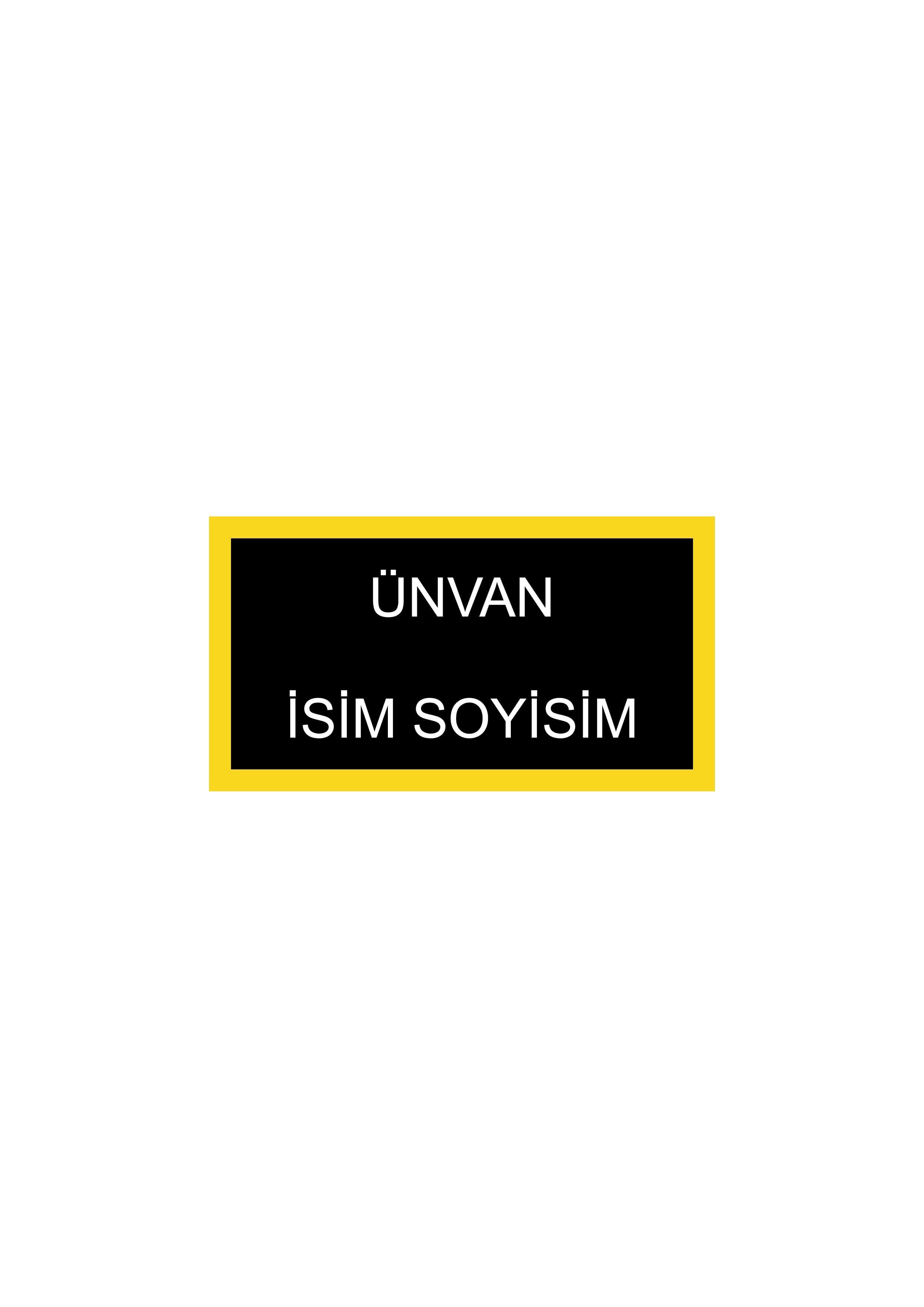 Kendin Tasarla Arma Peç Patch Yama İsimlik 16