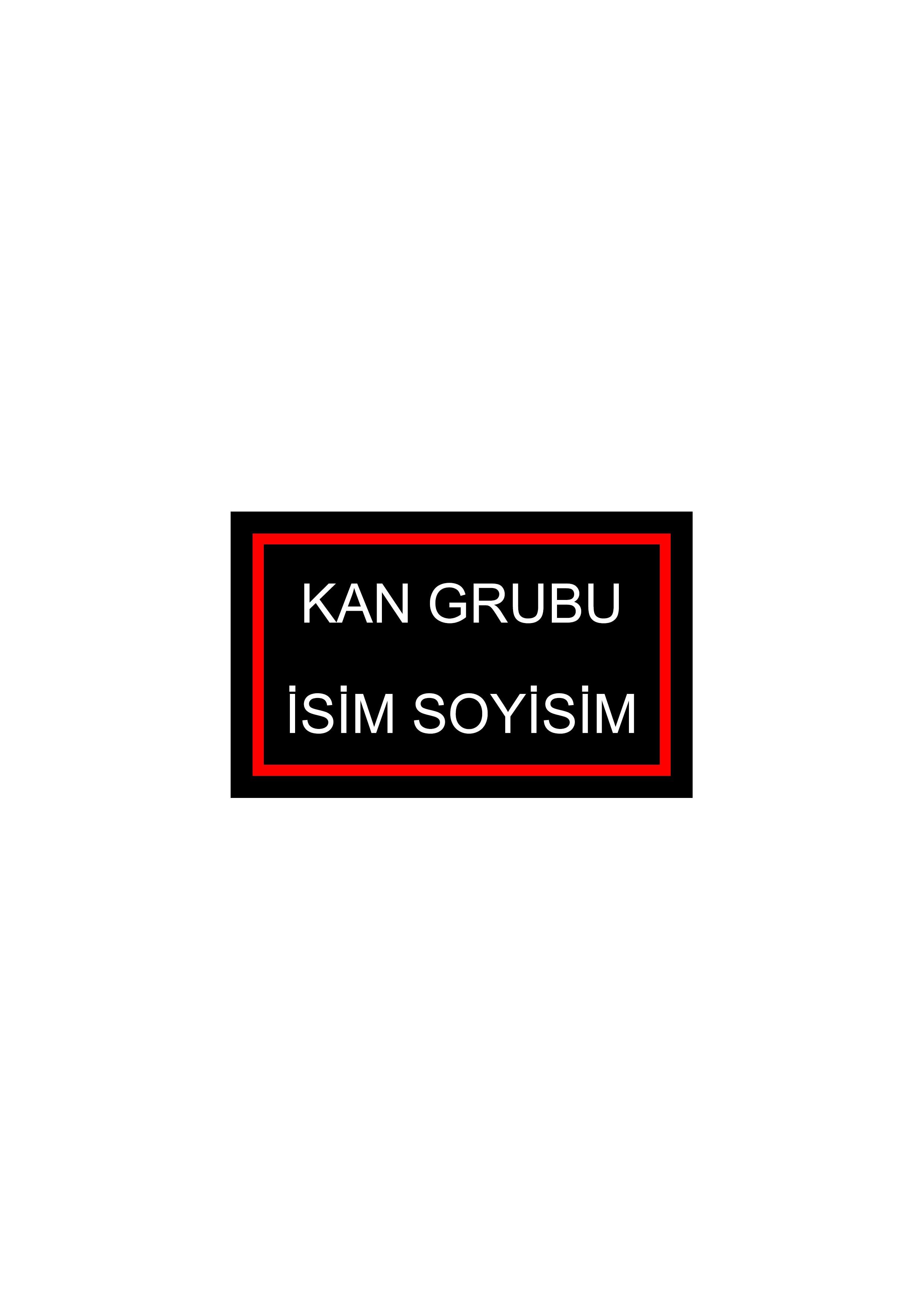 Kendin Tasarla Arma Peç Patch Yama İsimlik 25