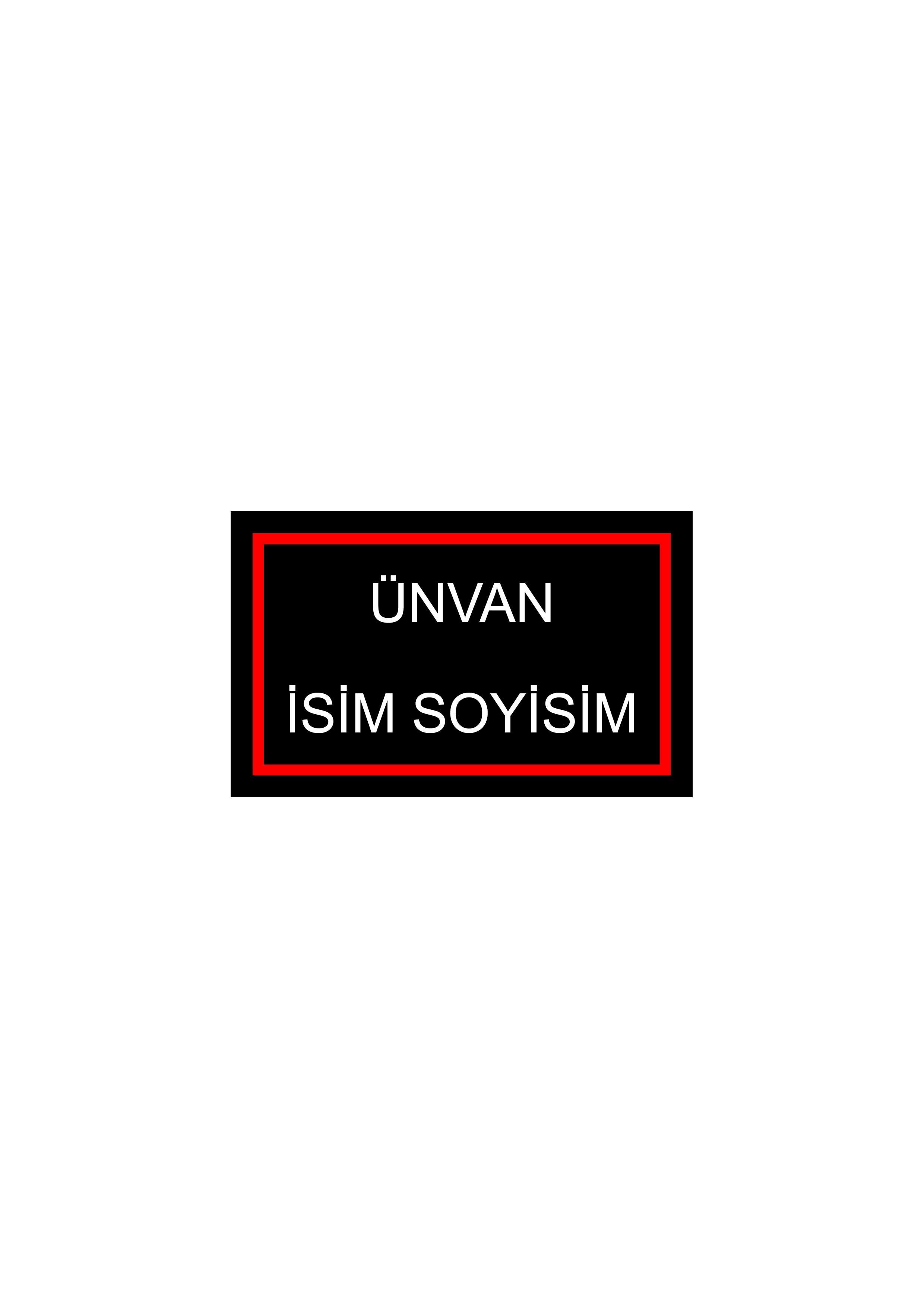 Kendin Tasarla Arma Peç Patch Yama İsimlik 23