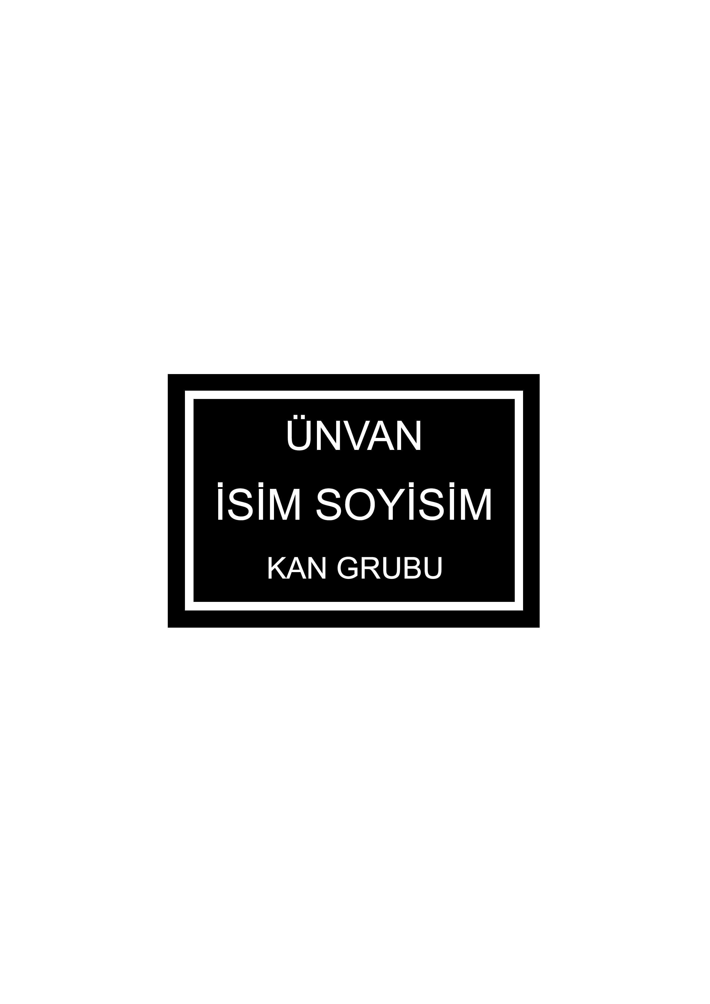 Kendin Tasarla Arma Peç Patch Yama İsimlik 31