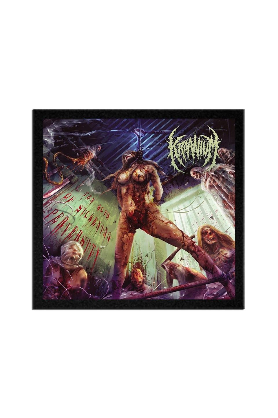 Kraanium Ten Acts Of Sickening Perversity Albüm Arma Peç Patch Yama