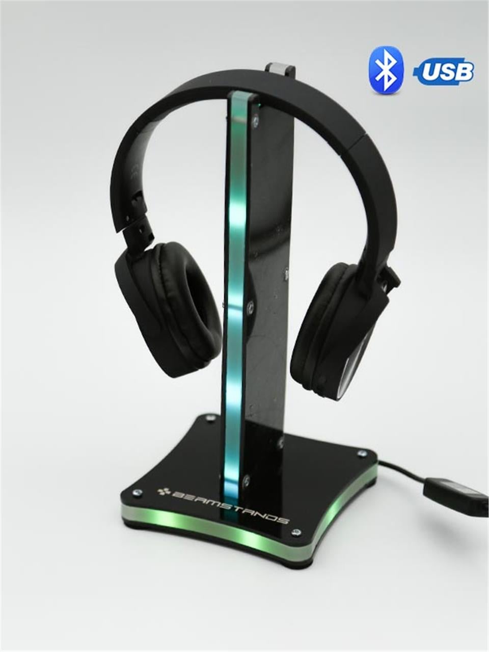 RGB Led Işıklı Oyuncu Gamer Kulaklık Standı Stant Tutucu Addax