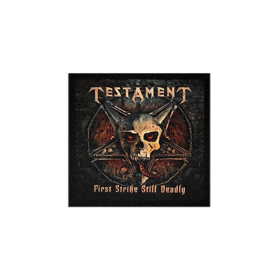 Testament First Strike Still Deadly Albüm Arma Peç Patch Yama