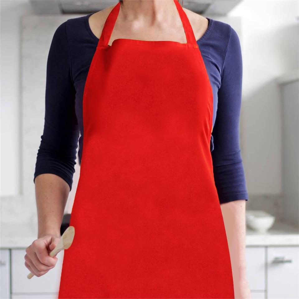 Turuncu Önlük Chef Aşçı Şef Mutfak Önlüğü