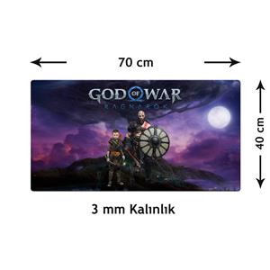 God of War Ragnarok XL 70x40 Cm Oyuncu Gaming Mouse Pad