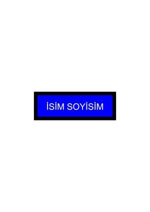 Kendin Tasarla Arma Peç Patch Yama İsimlik 30