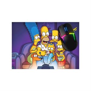 The Simpsons Gaming Oyuncu Mouse Pad