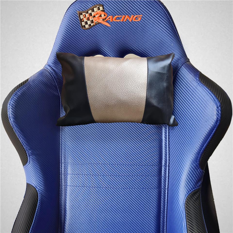 Bronz Suni Deri Gamer Yastık Boyun Desteği