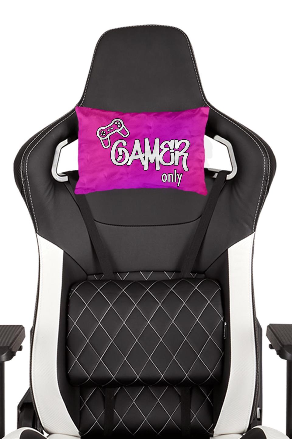 Gamer Only Gamer Yastık Boyun Desteği (Violet)