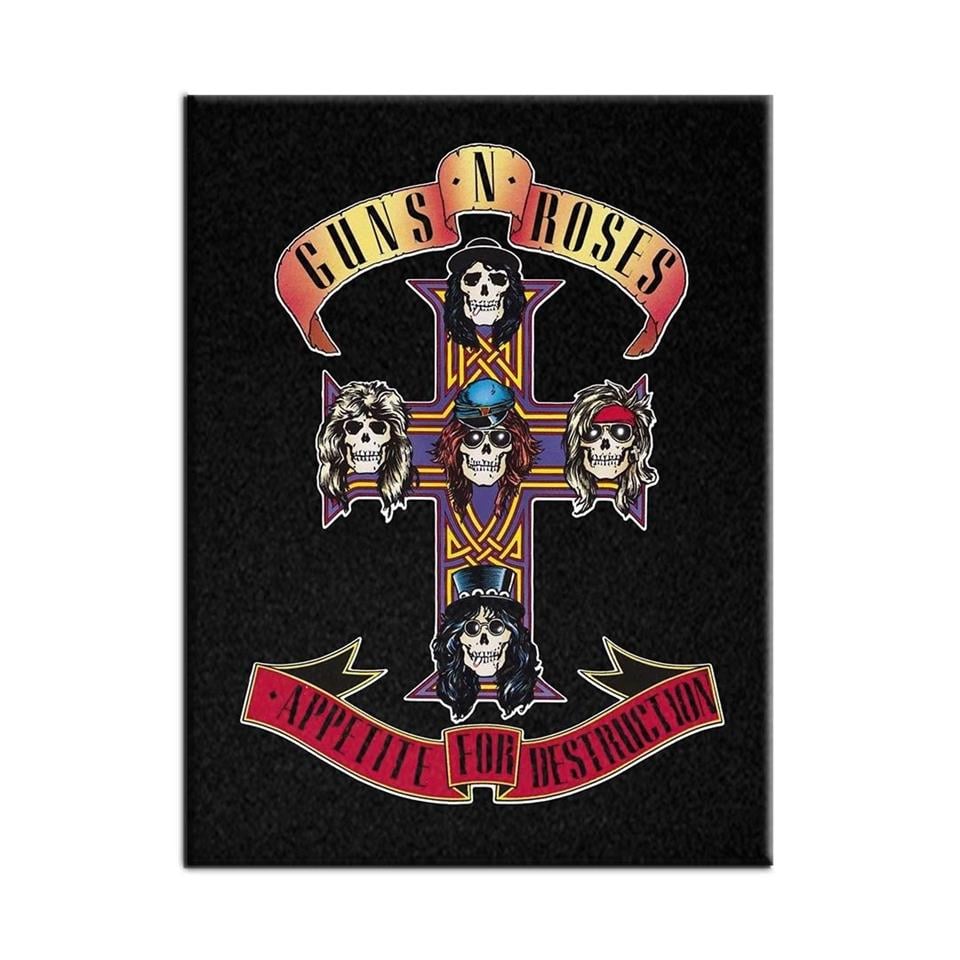 Guns N Roses Appetite for Destruction Albüm Arma Sırt Peç Back Patch Yama