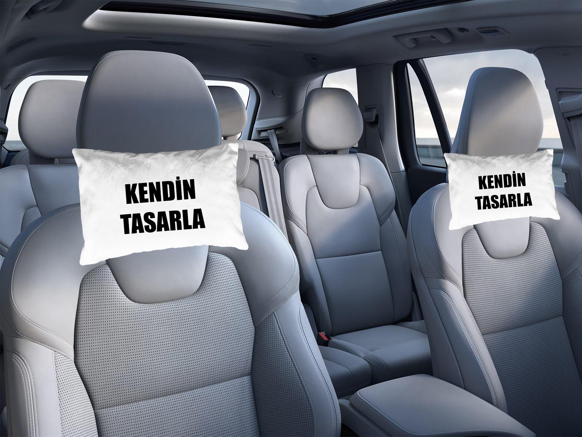 Kendin Tasarla Araç Boyun Yastığı Oto Seyahat Minderi