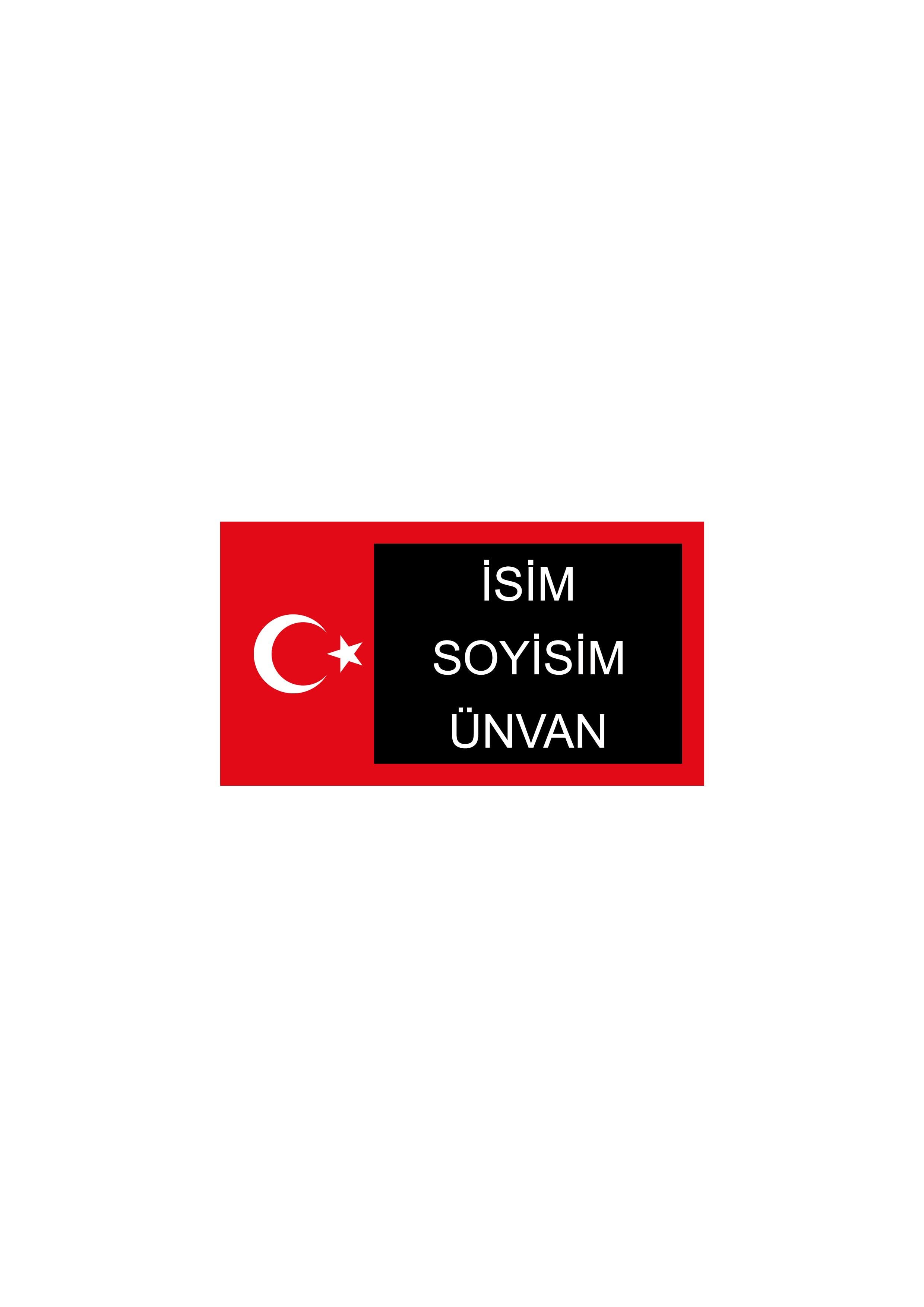Kendin Tasarla Arma Peç Patch Yama İsimlik 28