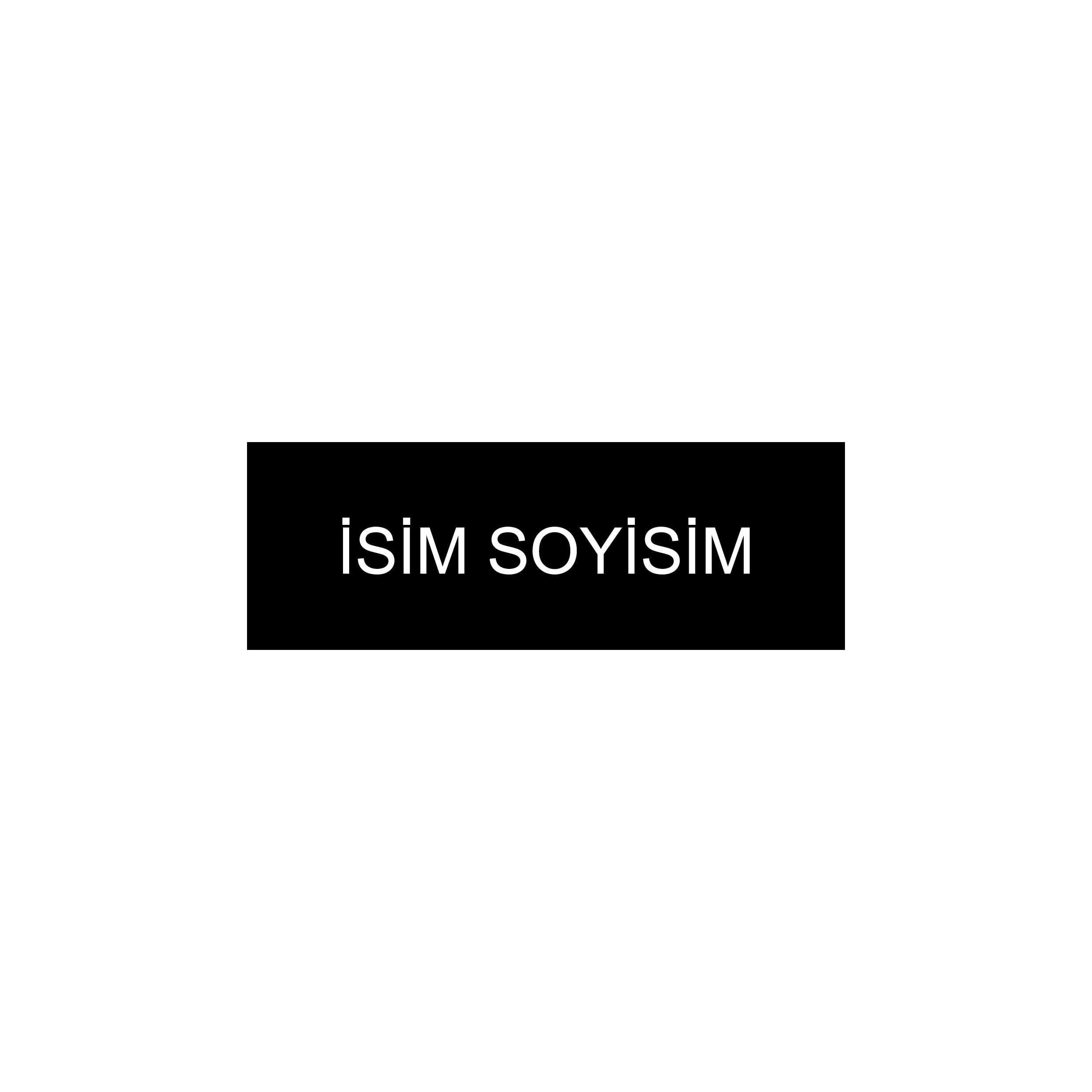 Kendin Tasarla Arma Peç Patch Yama İsimlik 6