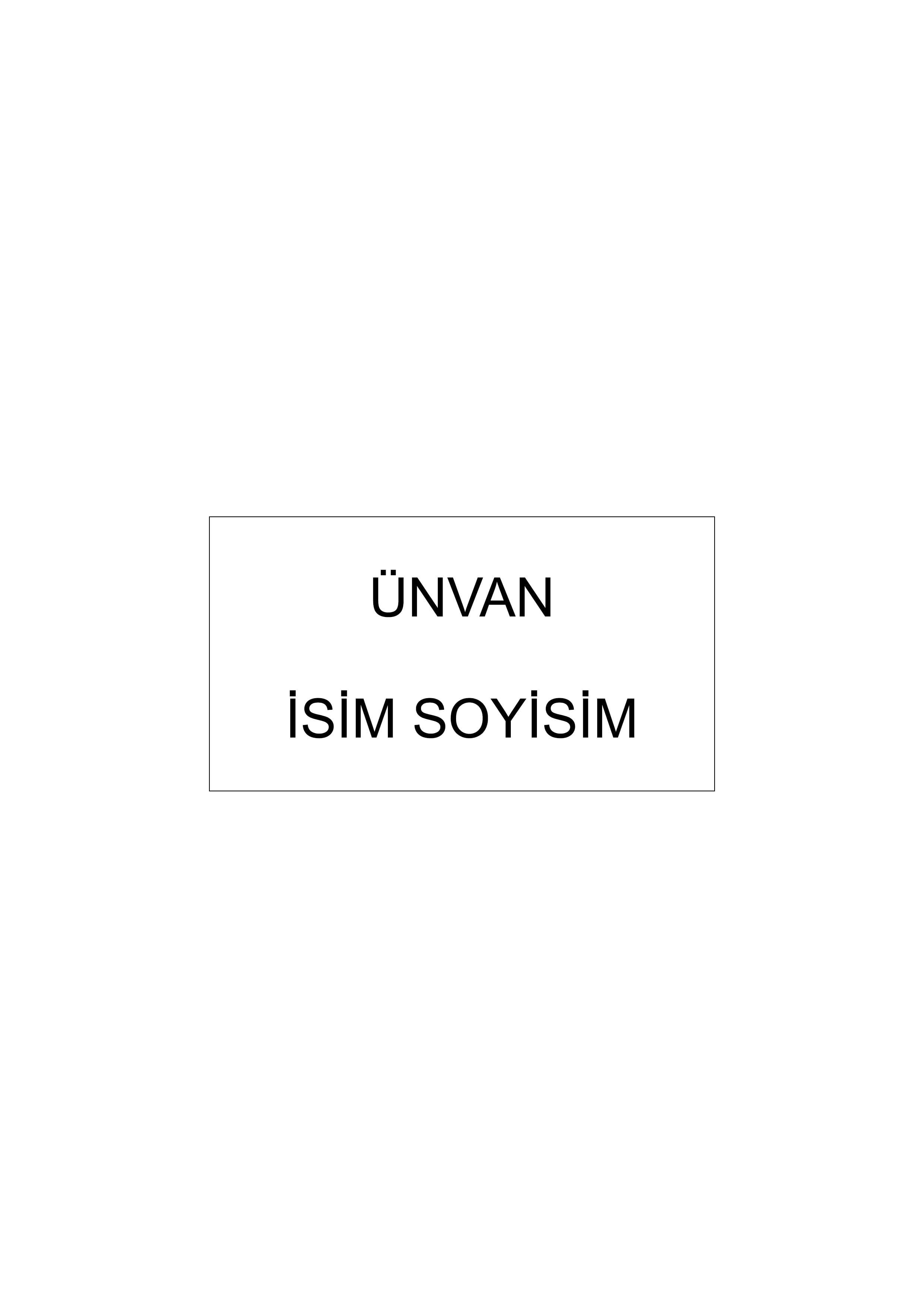 Kendin Tasarla Arma Peç Patch Yama İsimlik 14