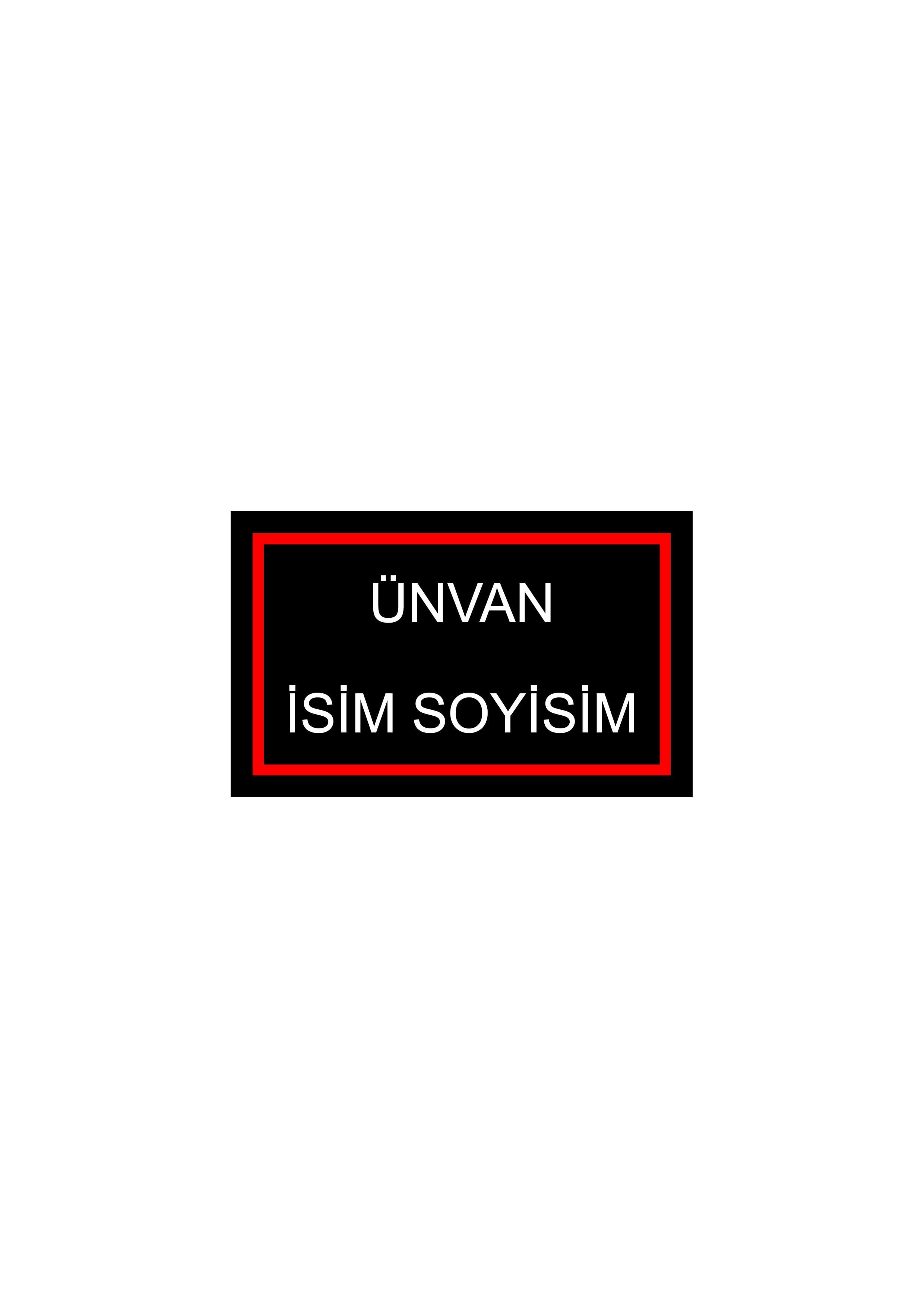 Kendin Tasarla Arma Peç Patch Yama İsimlik 23