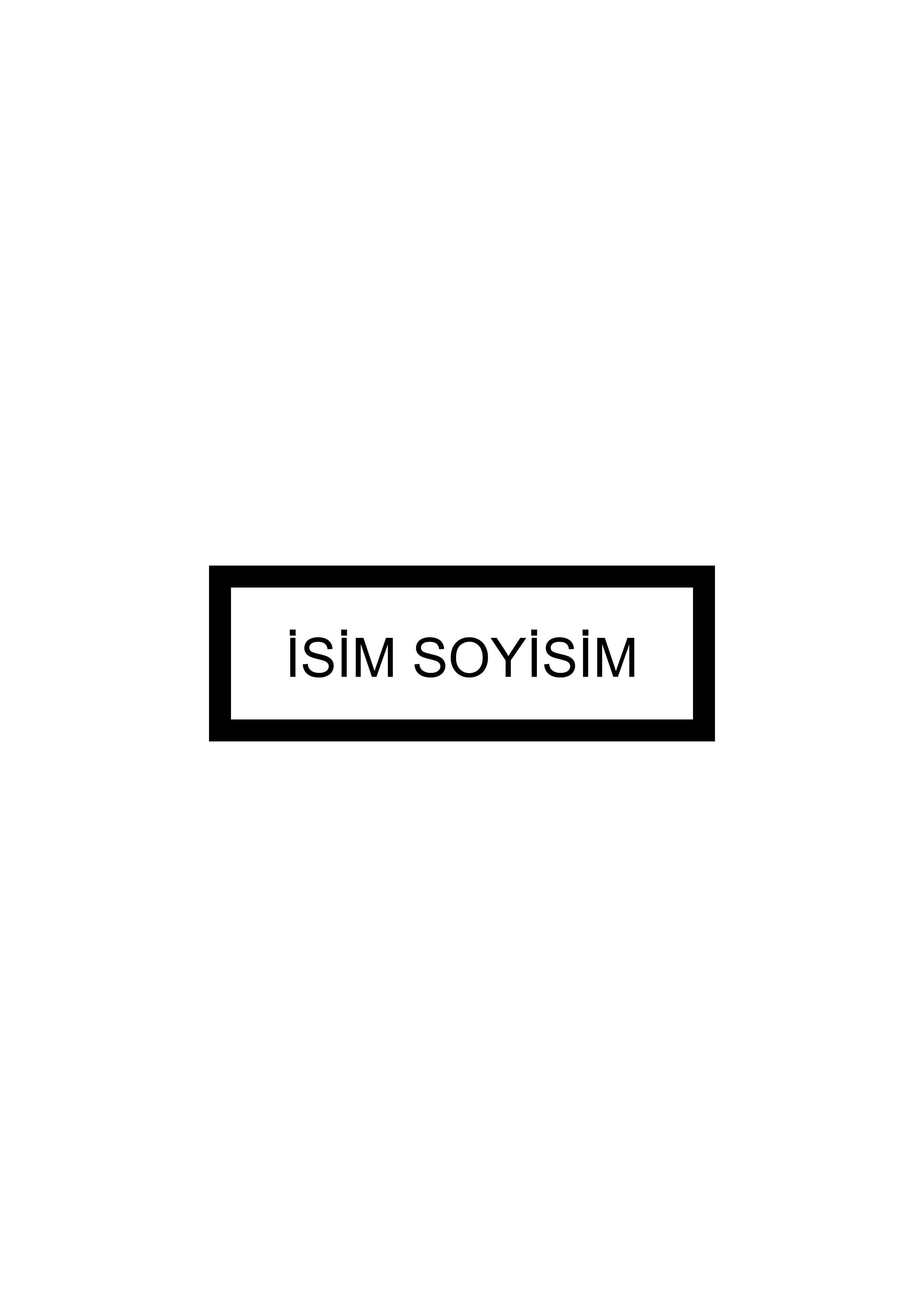 Kendin Tasarla Arma Peç Patch Yama İsimlik 10