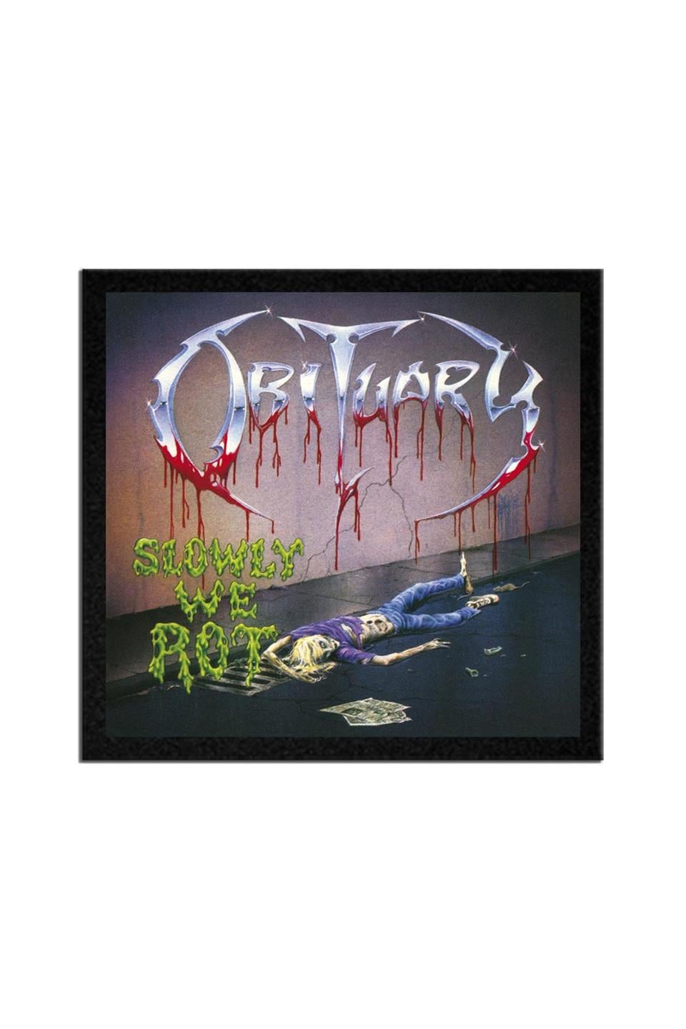 Obituary Slowly We Rot Albüm Arma Peç Patch Yama