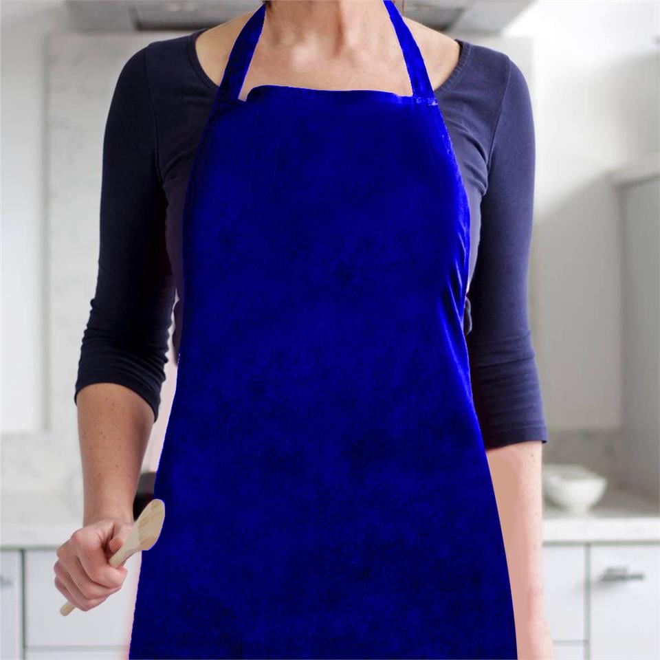 Saks Mavi Önlük Chef Aşçı Şef Mutfak Önlüğü