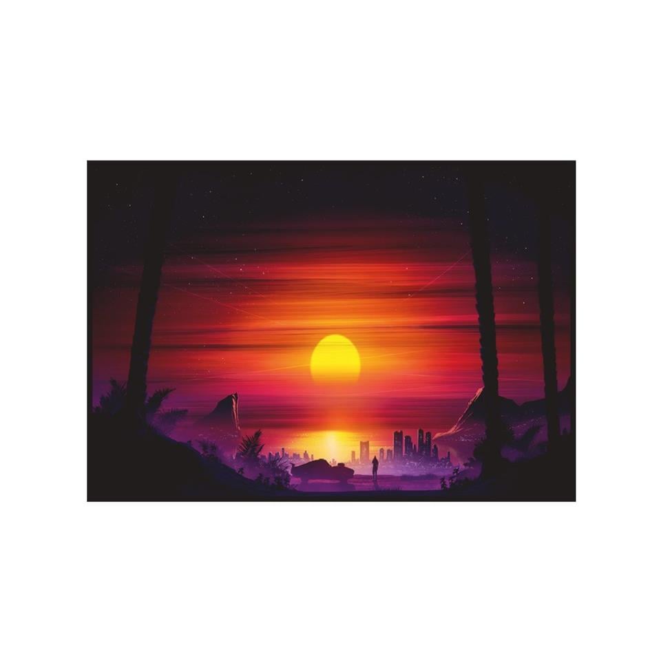 Sunset Gaming Oyuncu Mouse Pad