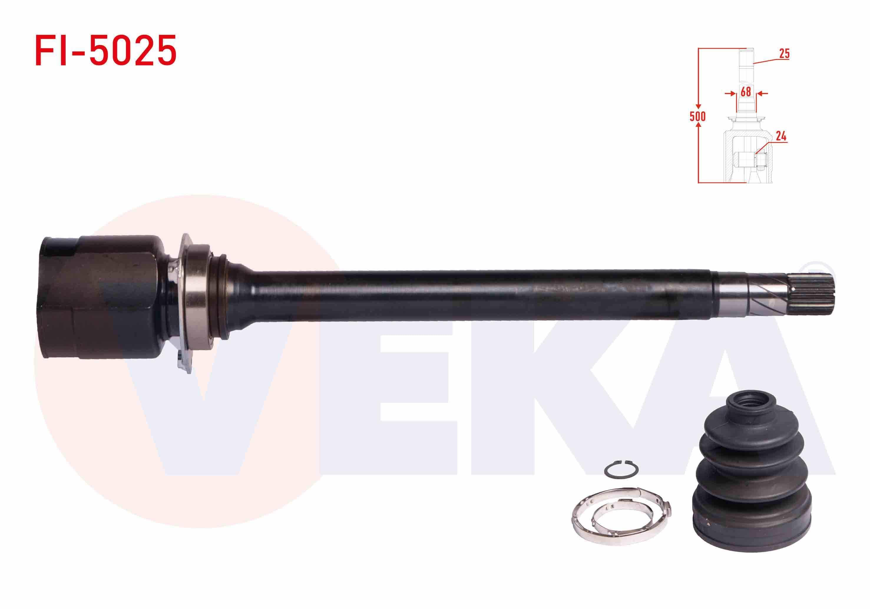 AKS KAFASI SAG ON IC FIAT EGEA 1.6 MJT M-T 25X24X68 UZUNLUK 500mm 2015-