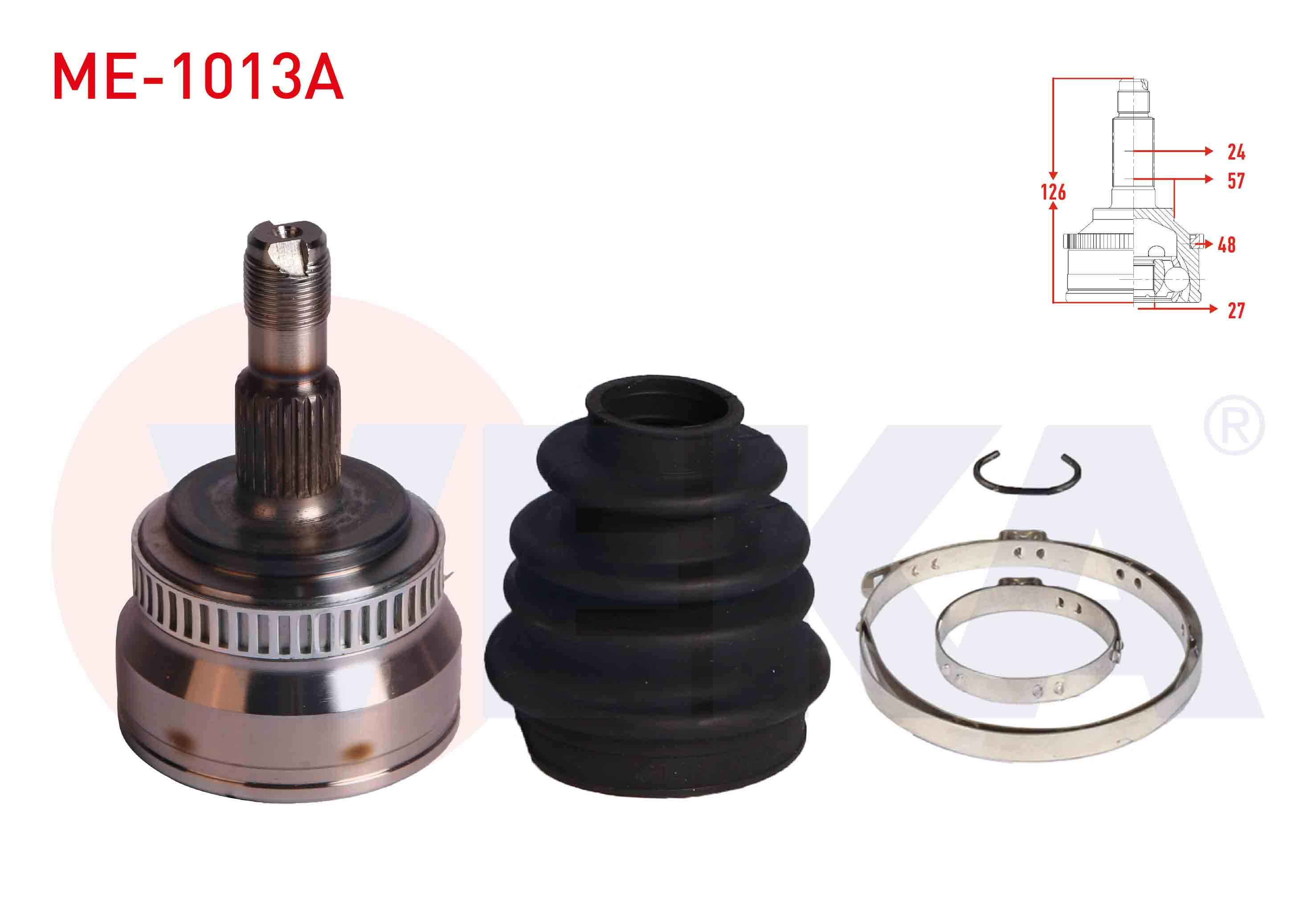 AKS KAFASI SOL-SAG DIS MERCEDES A SERISI (W168) A 190 M-T ABSLI 48 DIS 24X27X57 UZUNLUK 126 mm 1997-2004