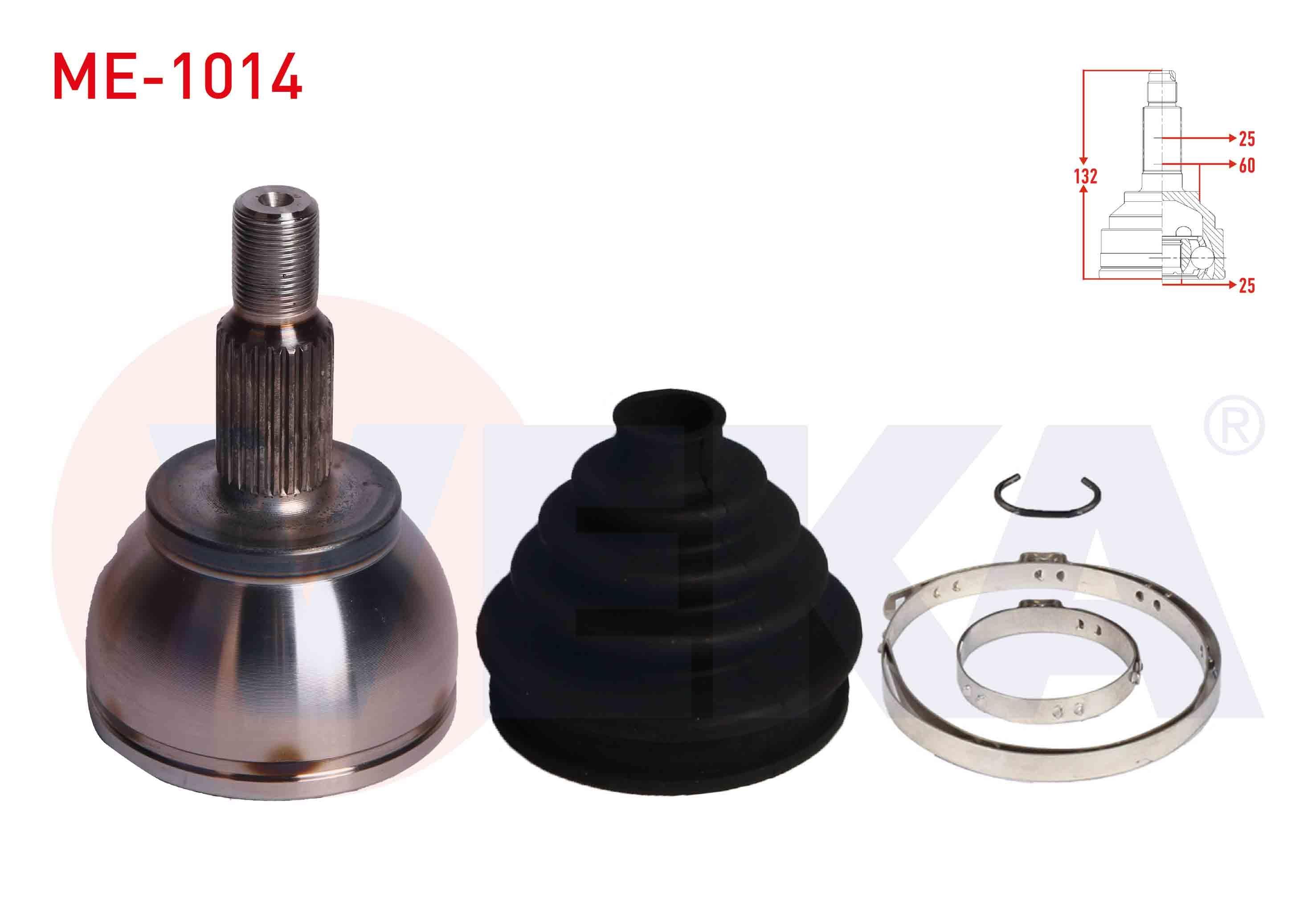 AKS KAFASI SOL-SAG DIS MERCEDES B SERISI (W245) 180 CDI M-T 25X25X60 UZUNLUK 132 mm 2005-2011