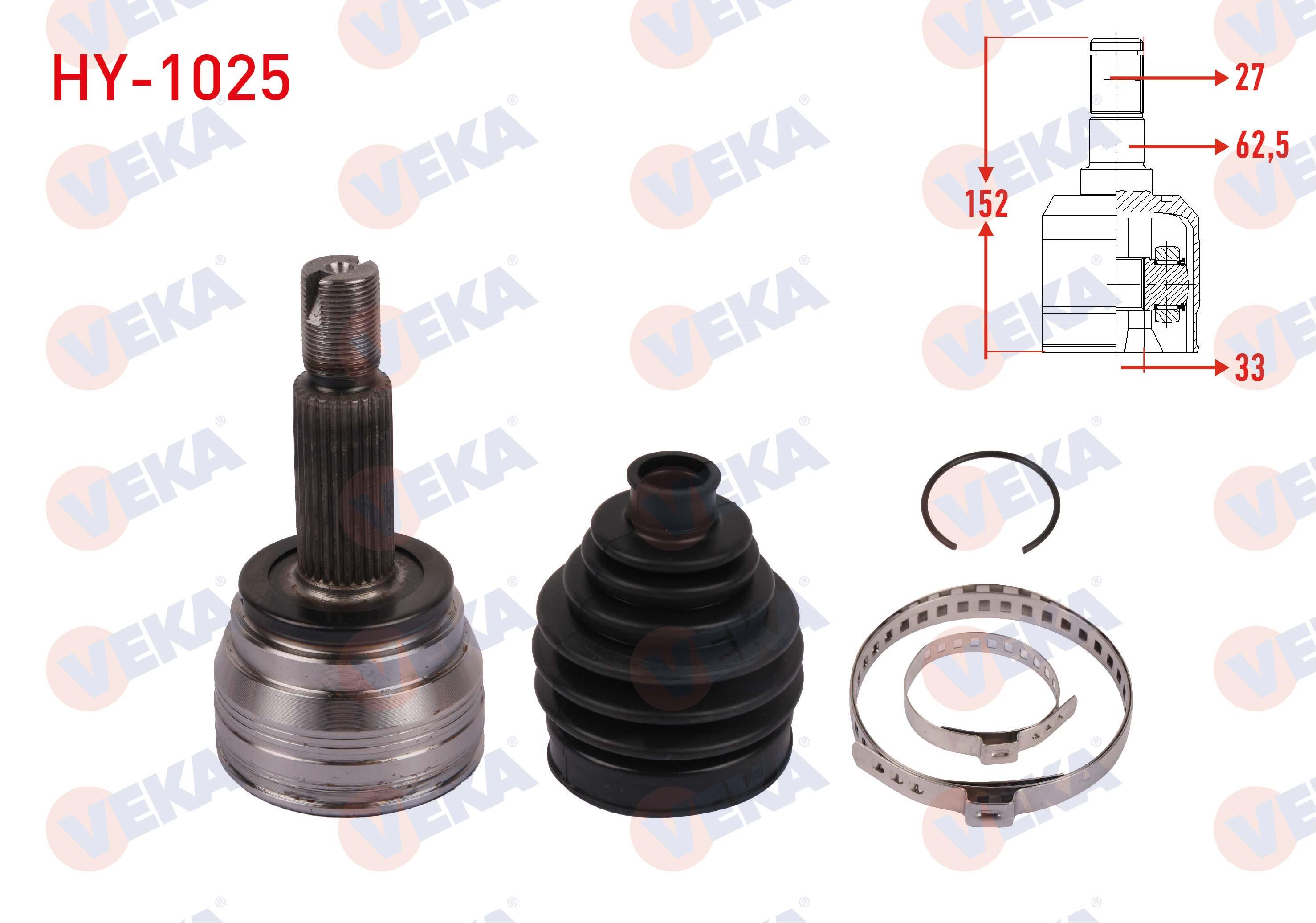 AKS KAFASI SOL-SAG ON DIS 27X23X62,5 UZUNLUK 152mm HYUNDAI ELANTRA 1.6 D-CVVT 6 A-T 2016-