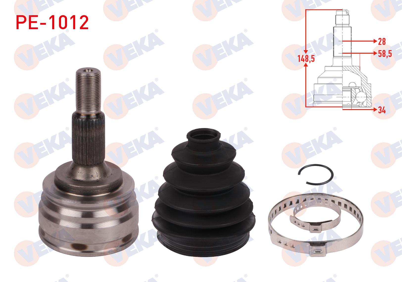 AKS KAFASI SOL-SAG ON DIS 28X34X58,5 UZUNLUK 149mm 308 II 1.2 THP - VTi, 1.6 HDi - 1.6 BlueHDi 14-21/ PARTNER-RIFTER-BERLINGO 1.5 BlueHDi - 1.6 BlueHDi 18-/ 
COMBO 1.5 D 18-/ ASTRA L 1.2 21-