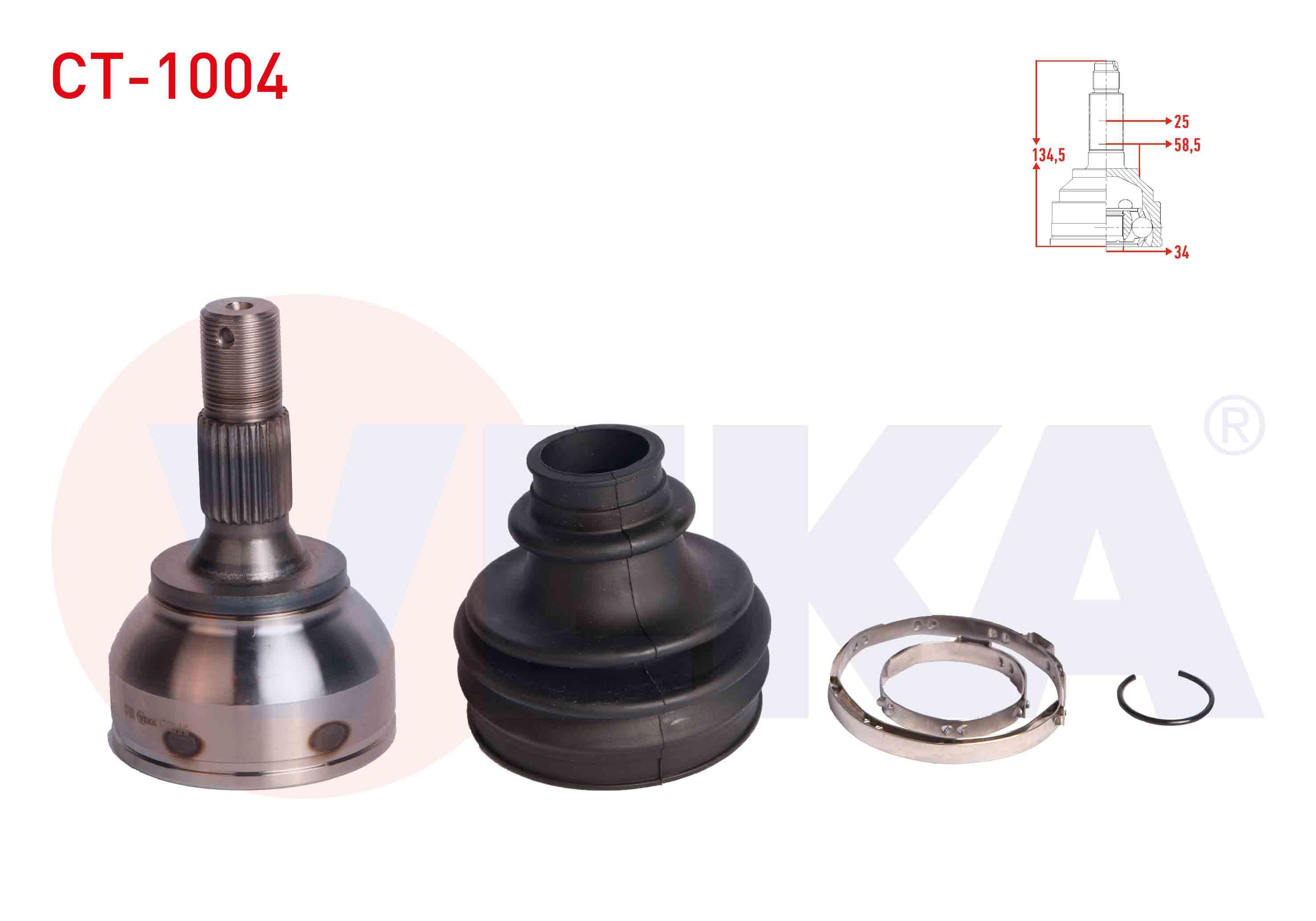 AKS KAFASI SOL-SAG ON DIS CITROEN C4 (B7) 1.6 HDI 25X34X58,50 UZUNLUK 134,50mm 2009-