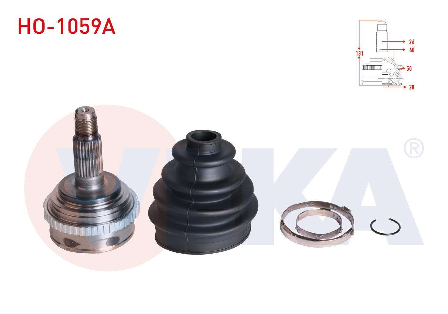 AKS KAFASI SOL-SAG ON DIS HONDA CIVIC VII 1.4i ABSLI 50 DIS 26X28X60 UZUNLUK 131 mm 2000-2006