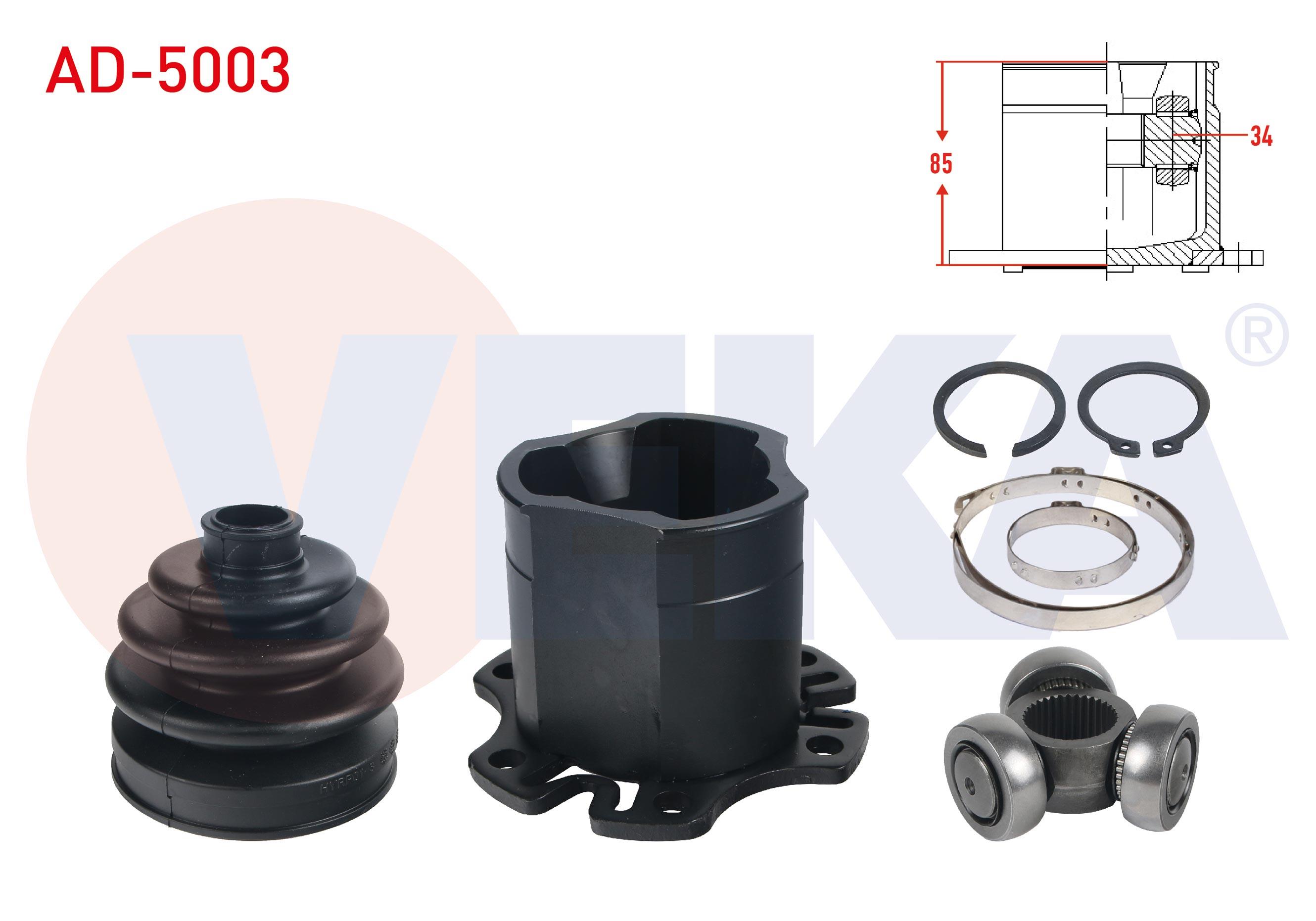 AKS KAFASI SOL-SAG ON IC 34X85 UZUNLUK 85mm A4 1.8 T-2.0-1.9 TDI-2.5 TDI 00-04/ A4 1.8 T-2.0 TFSI-2.0 TDI-1.9 TDI 04-08/ A6 2.0 TFSI-2.0 TDI-3.0 TDI-3.0 TFSI-2.4-2.7 TDI 04-11/ A8 4.2- 3.0 TDI 03-10